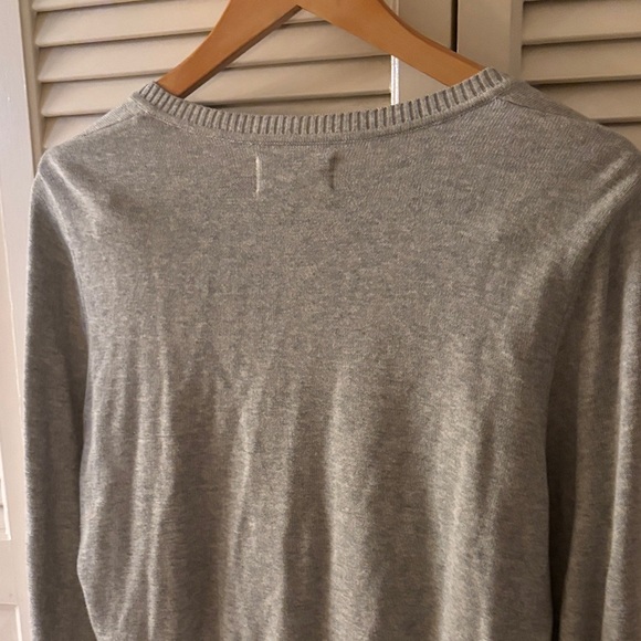 Sonoma Gray Cardigan with Purple and Navy Argyle - Picture 4 of 4